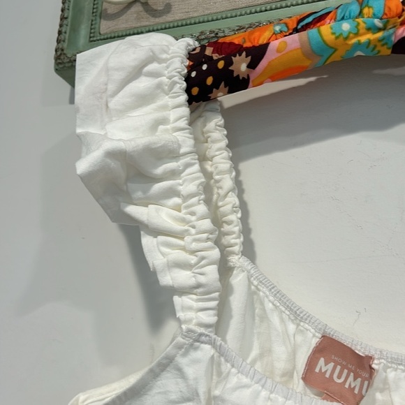 Show me your mumu 2 piece ruffle tank top and shorts light weight cotton size XL - Picture 3 of 9